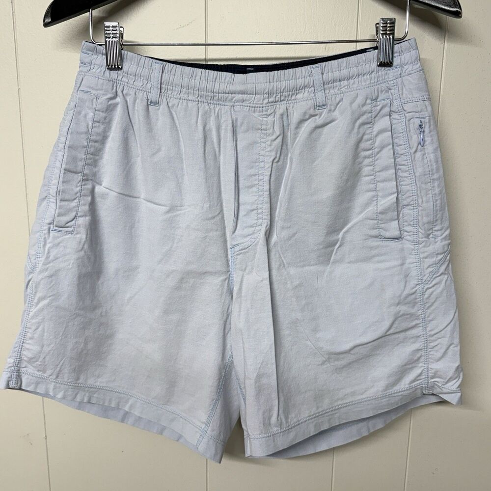 Birddogs Shorts Classic Lined 7 Inch Athletic Stretch Gym Run Light Blue Men L